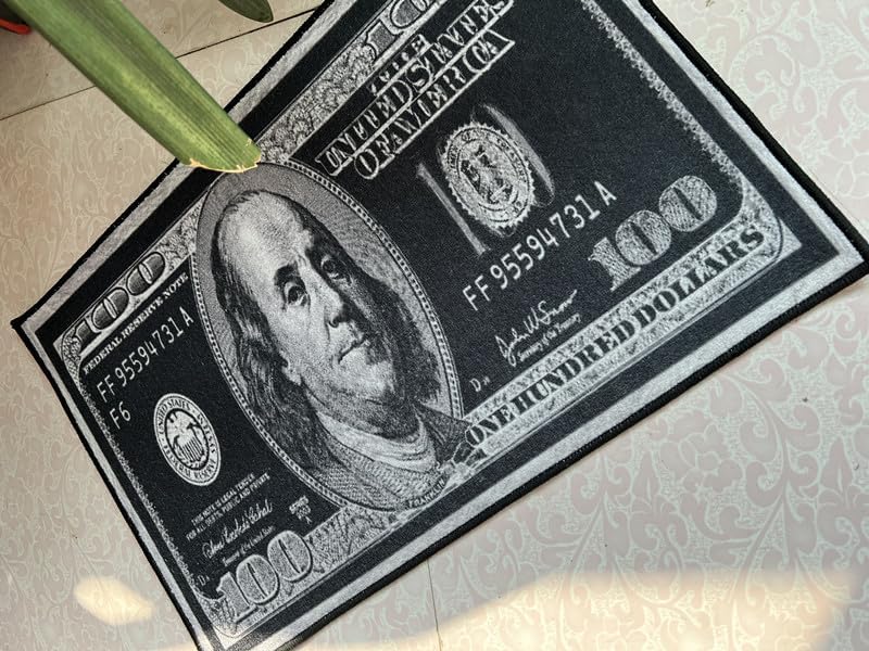 Miniatura 7 de Room Decor - Alfombra de billetes de 100 dólares, alfombra para puerta de sala de estar, dormitorio, alfombra de interior y exterior
