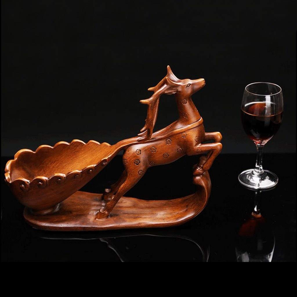 Artisanat ameublement européen créatif et sculpture casier à vin salon