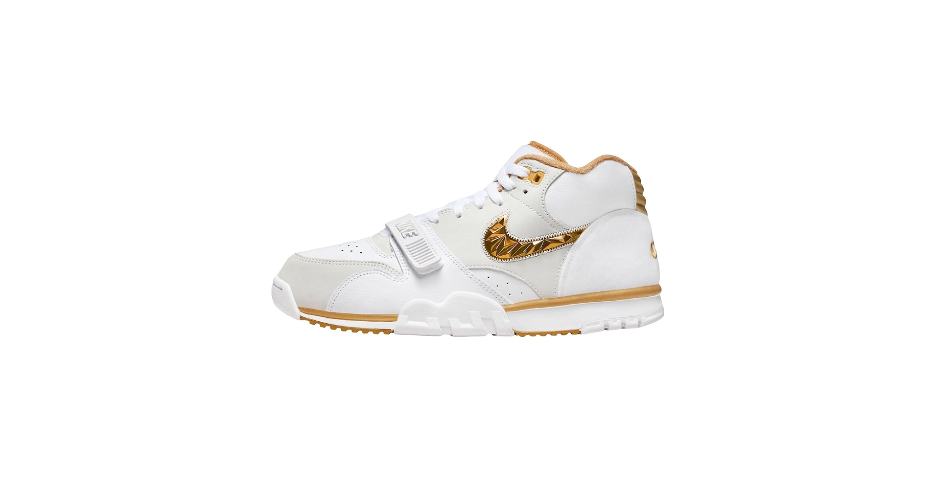 シューズ(男性用) Nike AirJordan1HighWhite/UniversityGold Nike Air Jordan 1 Mid GS Sneakers University Gold Size 5.5Y