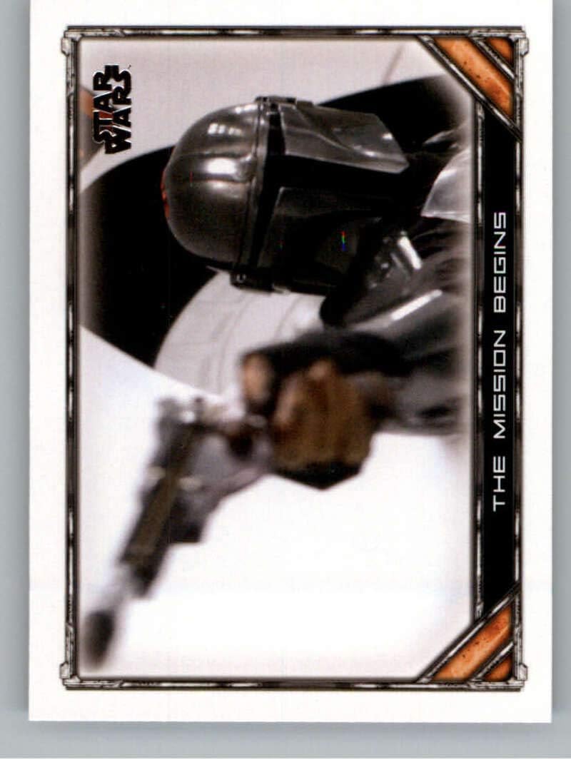 2020 Topps Star Wars The Mandalorian Season 1#70 The Mission Begins Official Disney Channel Series Trading Card