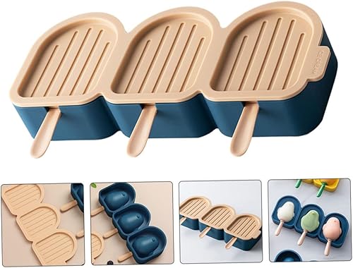 Miniatura 8 de Didiseaon 4pcs Popsicle Mold Household Popsicles Maker Pop Tray Molde De Para Chocolate Wear- Ice Cream Silicone Molds Mini Cake Pans Silicone