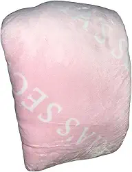 Victoria's Secret Cobertor de lã de ovelha de pelúcia aconchegante tamanho 152 cm x 127 cm cor branca/rosa novo