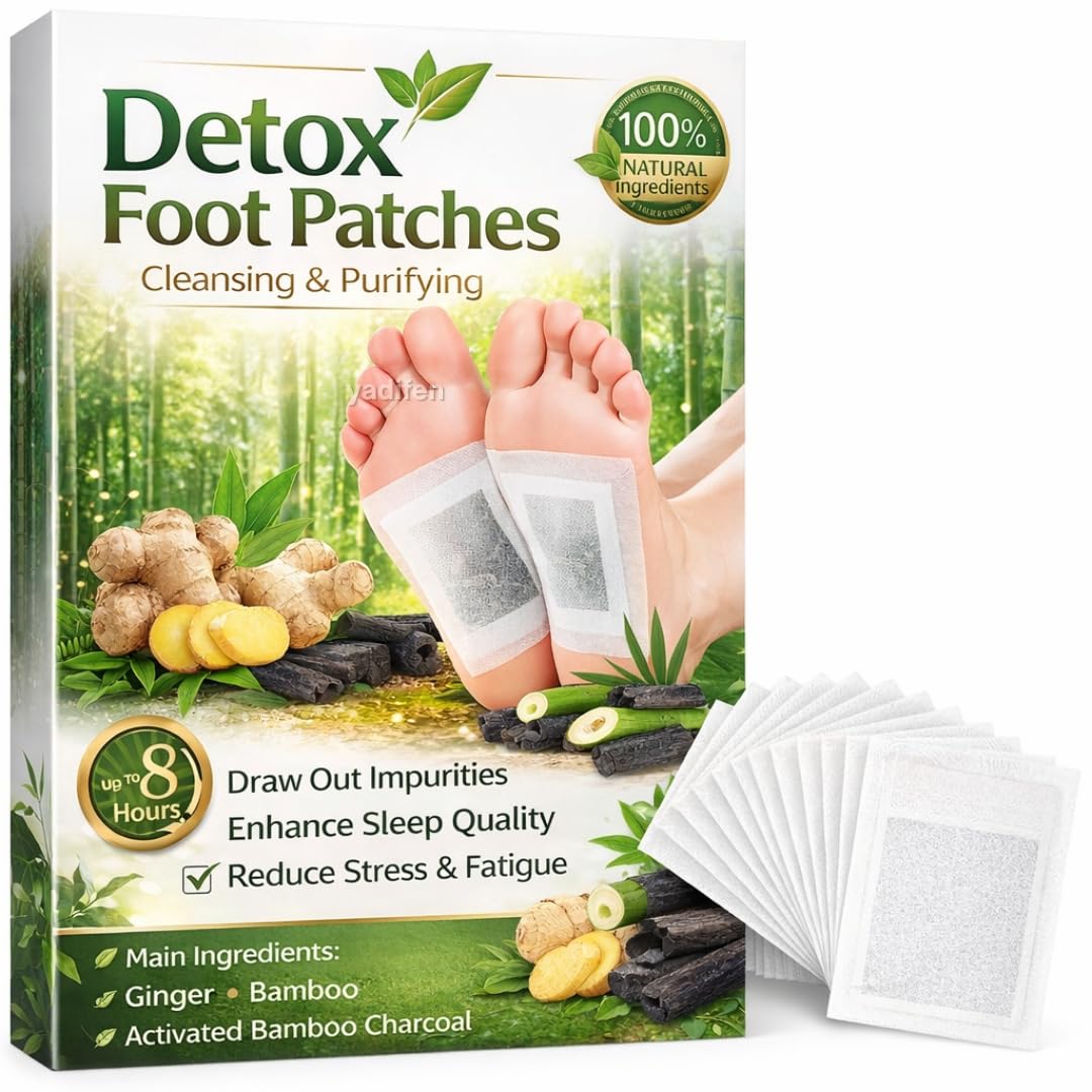Detox Foot Patches for Detoxification – Weight Loss Pads to Remove Toxins, Deep Cleansing Body & Feet (1)