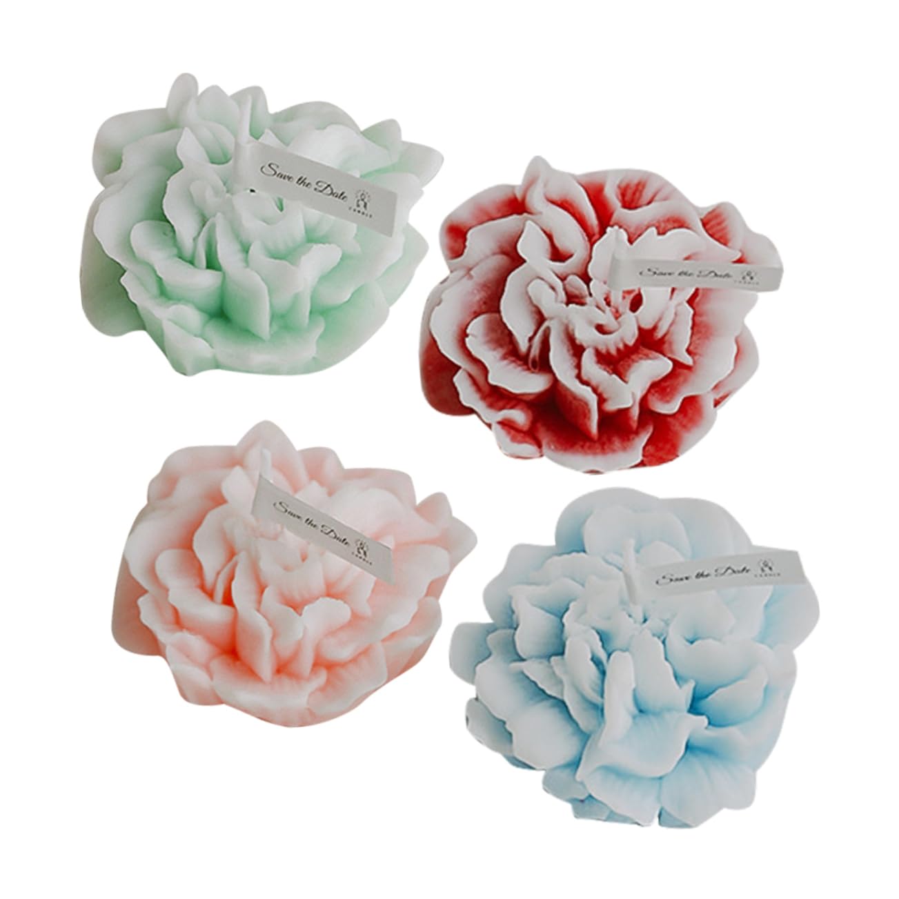 20stücke Teiliges Duftkerzen Blumenform Aromatische Kerzen Für Frauen Zum Muttertag Für Partys Hochzeiten Und Besondere Anlässe