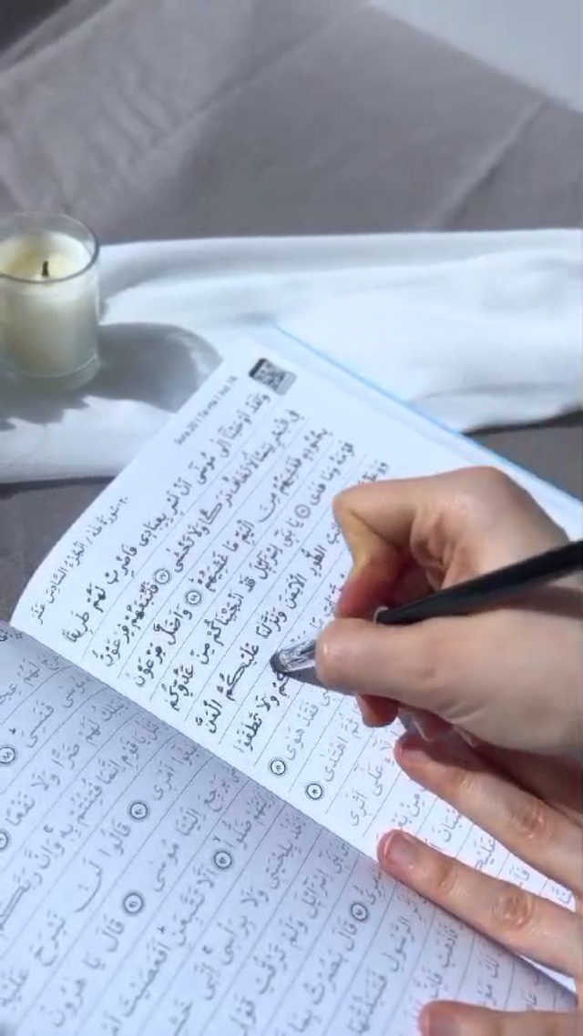 Amazon.com: Shaded Quran Text Mushaf with Full Tracing & Bookmark