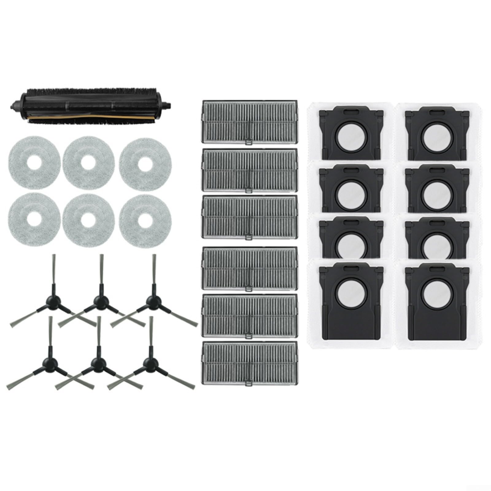 Kit d'accessoires de rechange pour Dreame L40 Ultra et L30s avec brosses et filtres