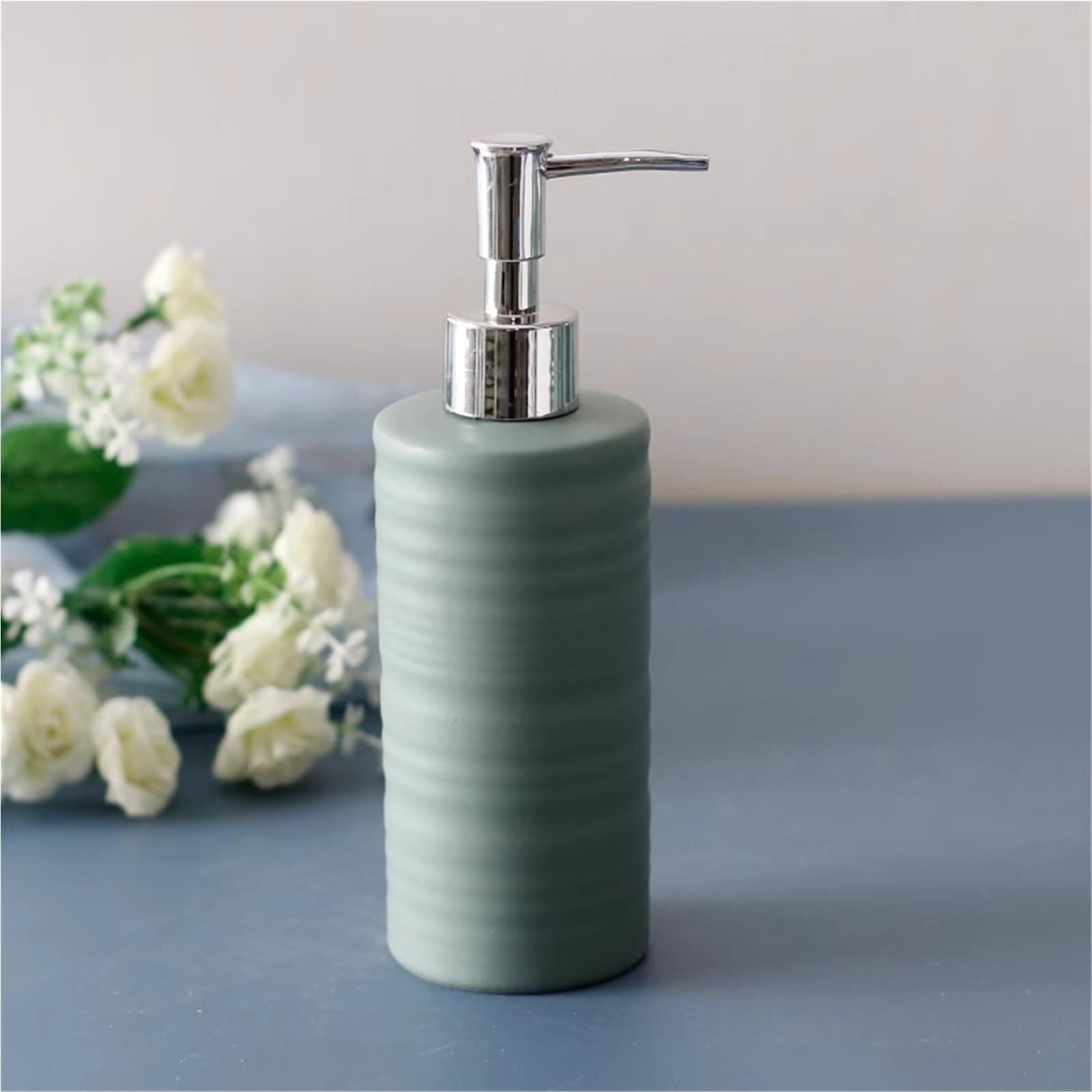 Hand Liquid Dispenser Lotion Pump Bottles Refillable Dish Soap for Dish for Bathroom(E)