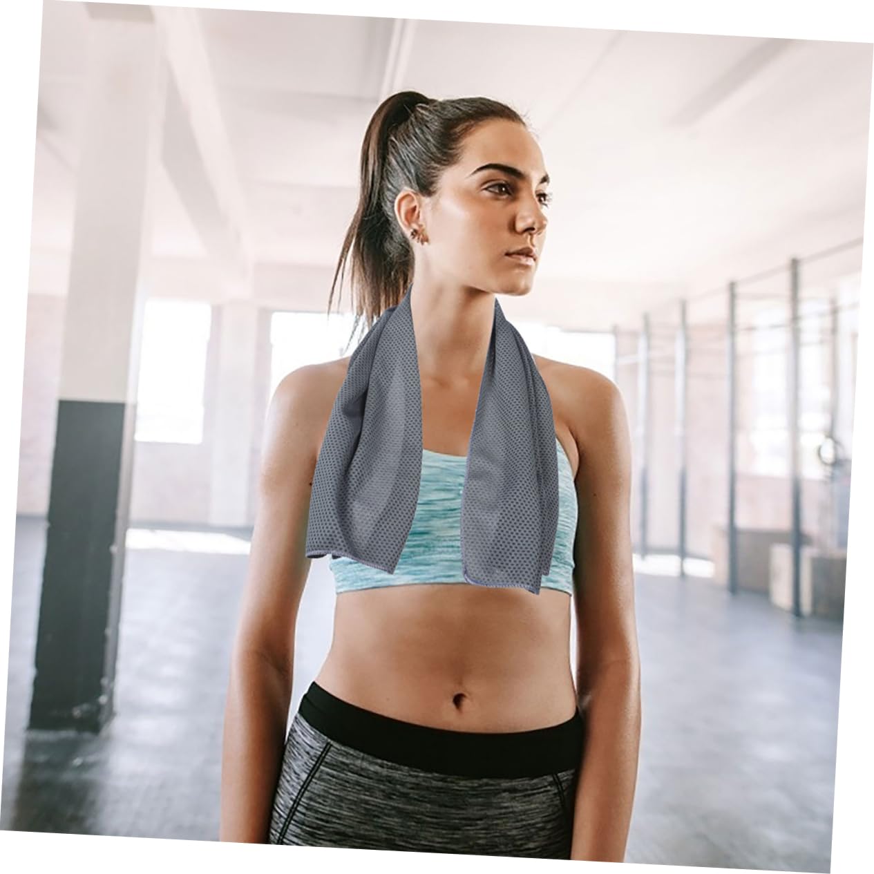 BESPORTBLE 16pièces Serviettes De Sport Absorbantes Microfibre Serviettes De Refroidissement pour Voyage Foncé Foncé