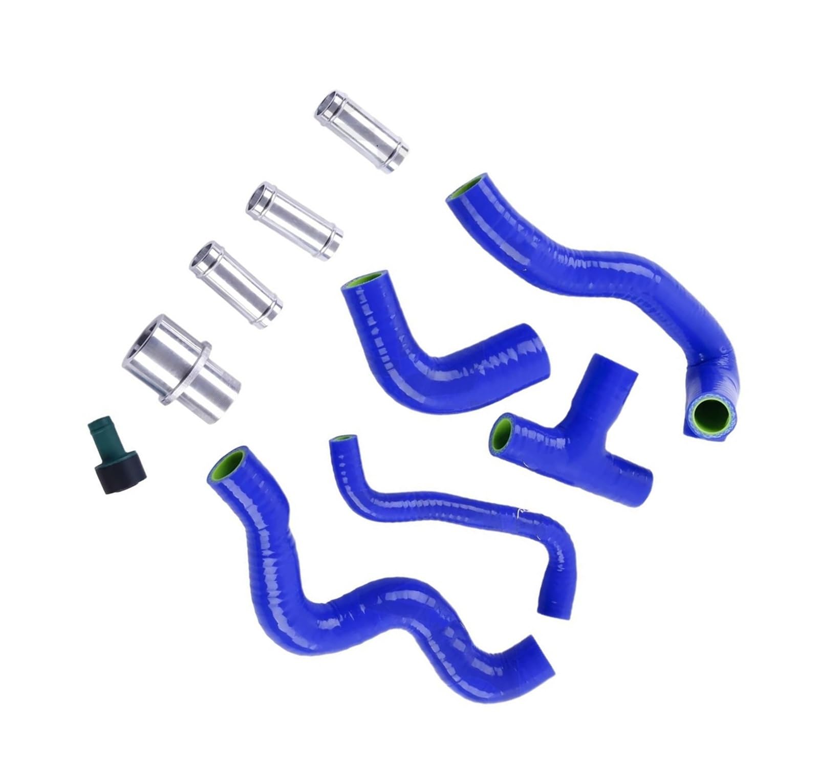Rcuihgfb Blue Radiator Bypass Hose Compatible With Vw For Jetta Mk4 For Bora 1999 2000 2001 2002 2003 2004 2005 1.8T Auq Aum Engine Crankcase Breather Radiator Hose(Blue)