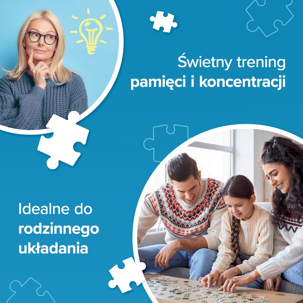 Trefl - Puzzle EasyPiece: Pieski na Wsi - 300 Elementów - Duże Elementy, Łatwe Układanie, dla Dorosłych i Dzieci od 10 lat