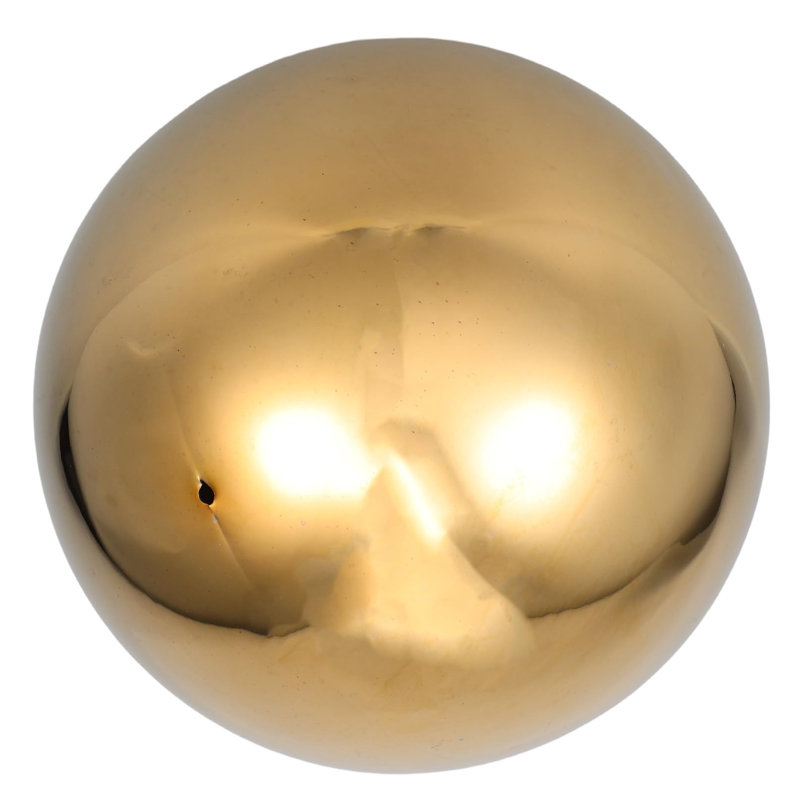 Boule miroir extérieure en acier inoxydable design épuré de jardin