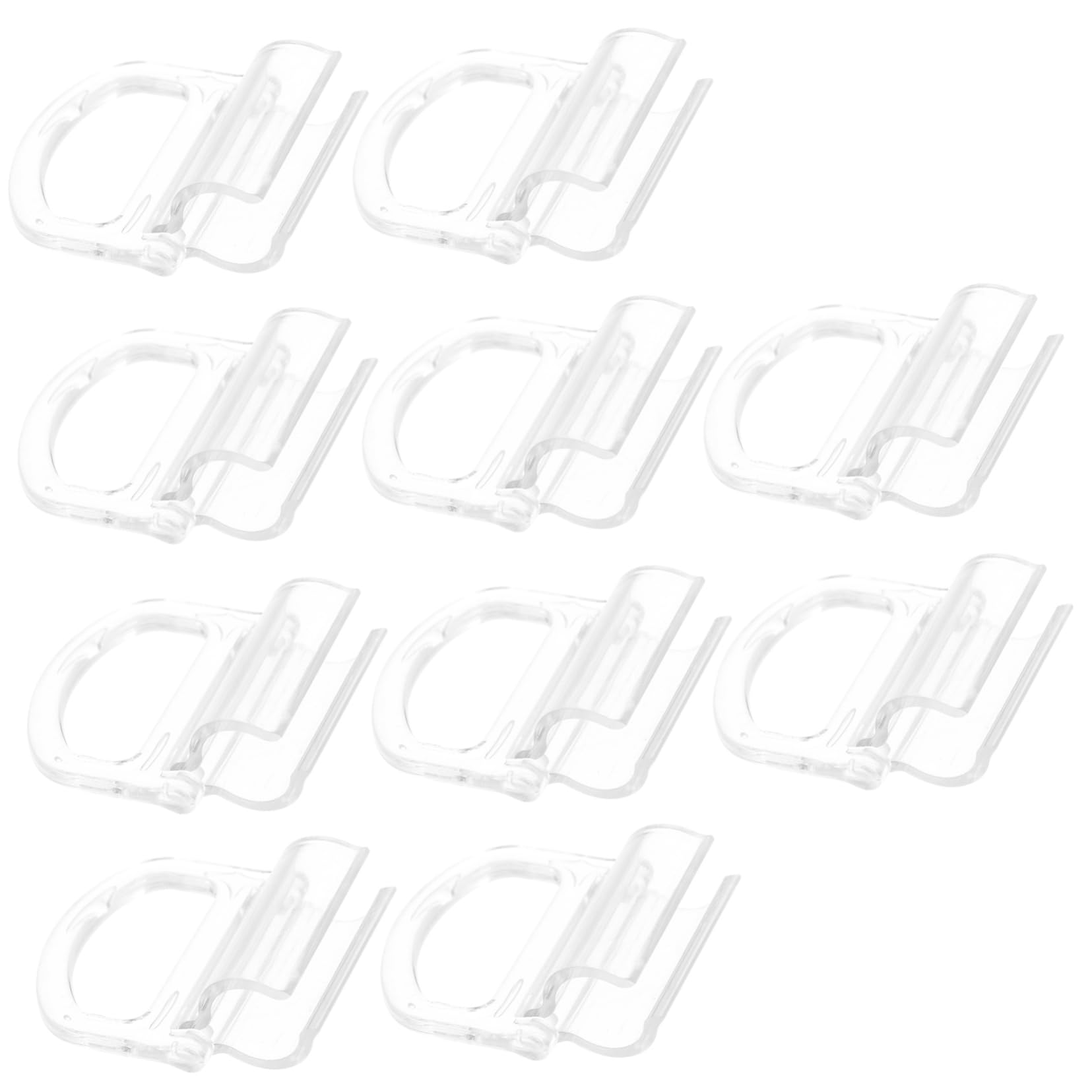 DOITOOL 10pcs Roller Roller Blind Handle Plastic Curtain Window Blinds Cordless Window Shades for Home Roller Shutter Handle Paper Blinds Window Shades Pull Window Shade Clips Hook up Abs