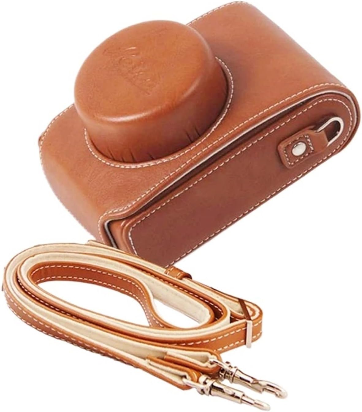Compatible for Leica D-LUX Series Portable Leather Camera Case Cover for D-LUX6 D-LUX7 TYP109(for Leica D-Lux 109)