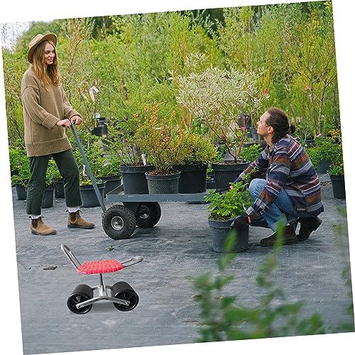 Tabouret robuste à roulettes pour chaise de jardin maraîcher - 7
