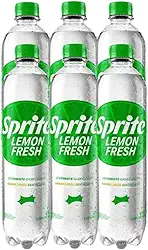 Sprite Refrigerante Sprite Fresh Lemon - 06 Unidades Sem Açucar 510ml - Refrescante