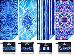 4 Pack Turtle Tie Dye Mandala Stripes