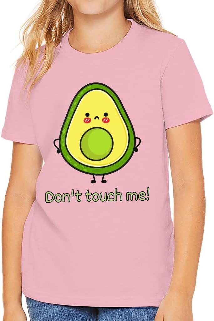 Don't Touch Me Kids' T-Shirt - Avocado T-Shirt - Fruit Tee Shirt for Kids