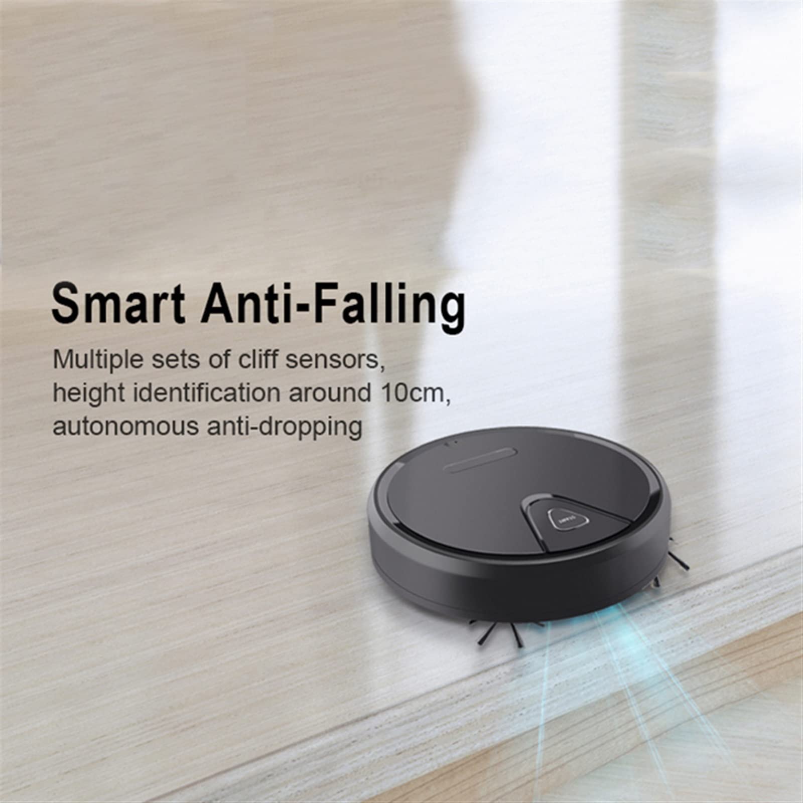 DieffematicJQX Odkurzacz automatyczny Robot Vacuum Cleaner One-Click Start Vacuum Mopping Sweeping 3-in-1 Smart Home Cleaning Removal Robot Wet Dry Mop