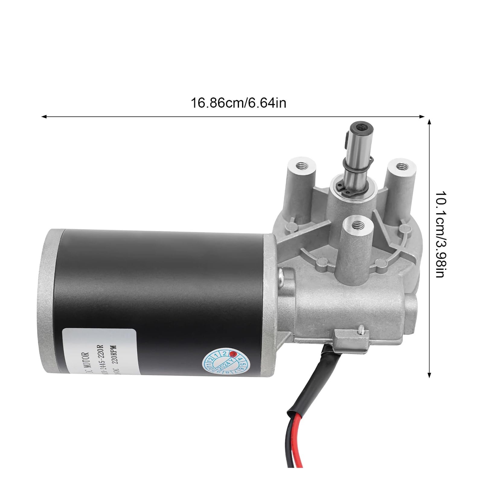 Hochleistungs-Schneckengetriebemotor, 45-W-Gleichstrommotor mit 24 V zur Stromerzeugung, Stromgenerator für Garagentor