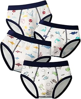 Camiseta interior de esquí 4 piezas ropa interior para niños pequeños bebés niños lindos dibujos animados cómodos calzoncillos pantalones cortos pantalones de algodón ropa interior bañadores