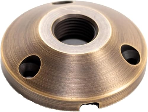 Miniatura 1 de Placa de montaje con luces LED de latón para superficie resistente, montaje empotrado, luz LED de bajo voltaje, iluminación de paisaje al aire