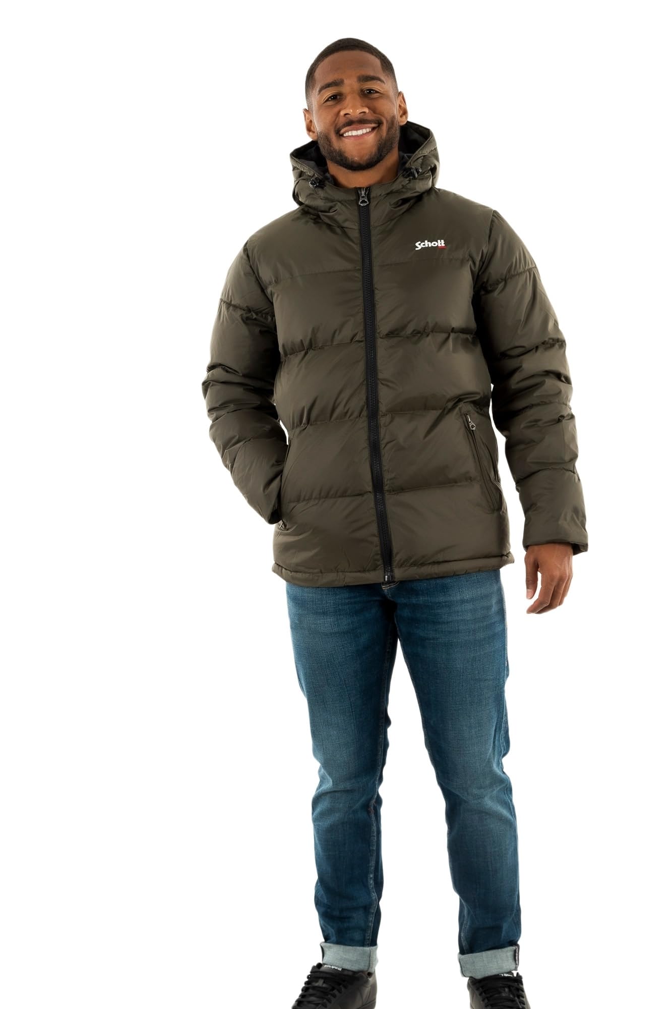 Schott NYC Men's Idaho2 Jacket Not Applicable, Khaki, Xx-Large