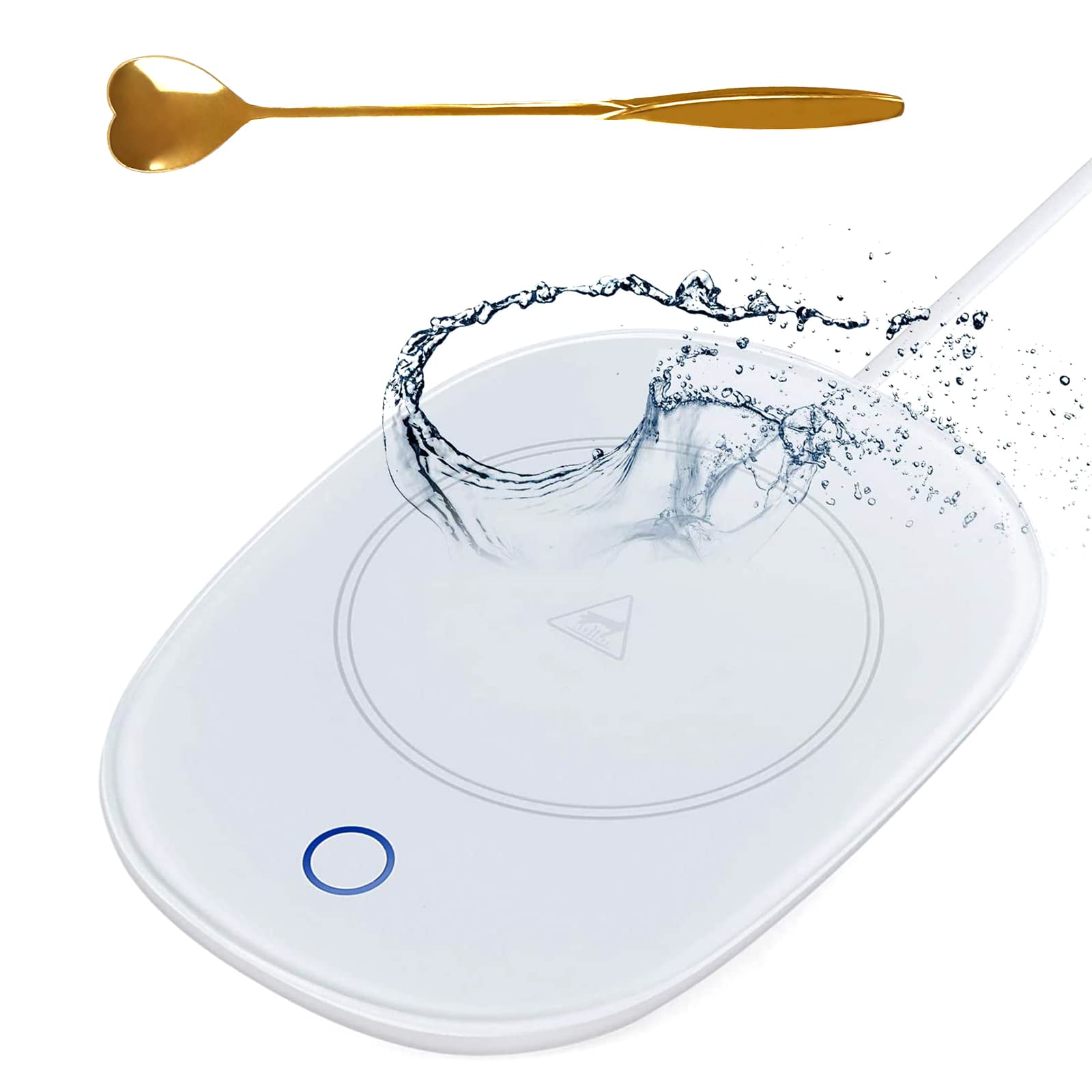 Coffee Mug Warmer, Candle Plate With Intelligent Auto On/Off Gravity Sensing Heater for Desk, Office, Home - Smart Cup Warmer for Coffee, Milk, Tea, Chocolate and Water