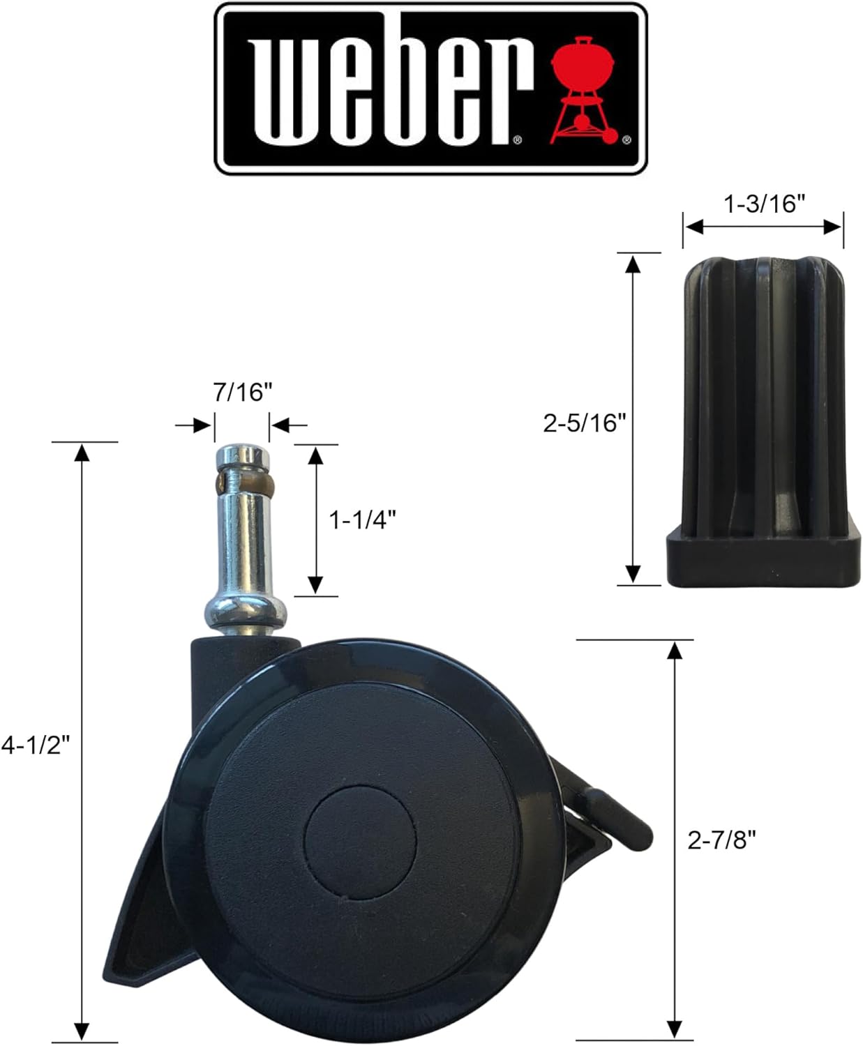 Weber # 70360 Locking Caster