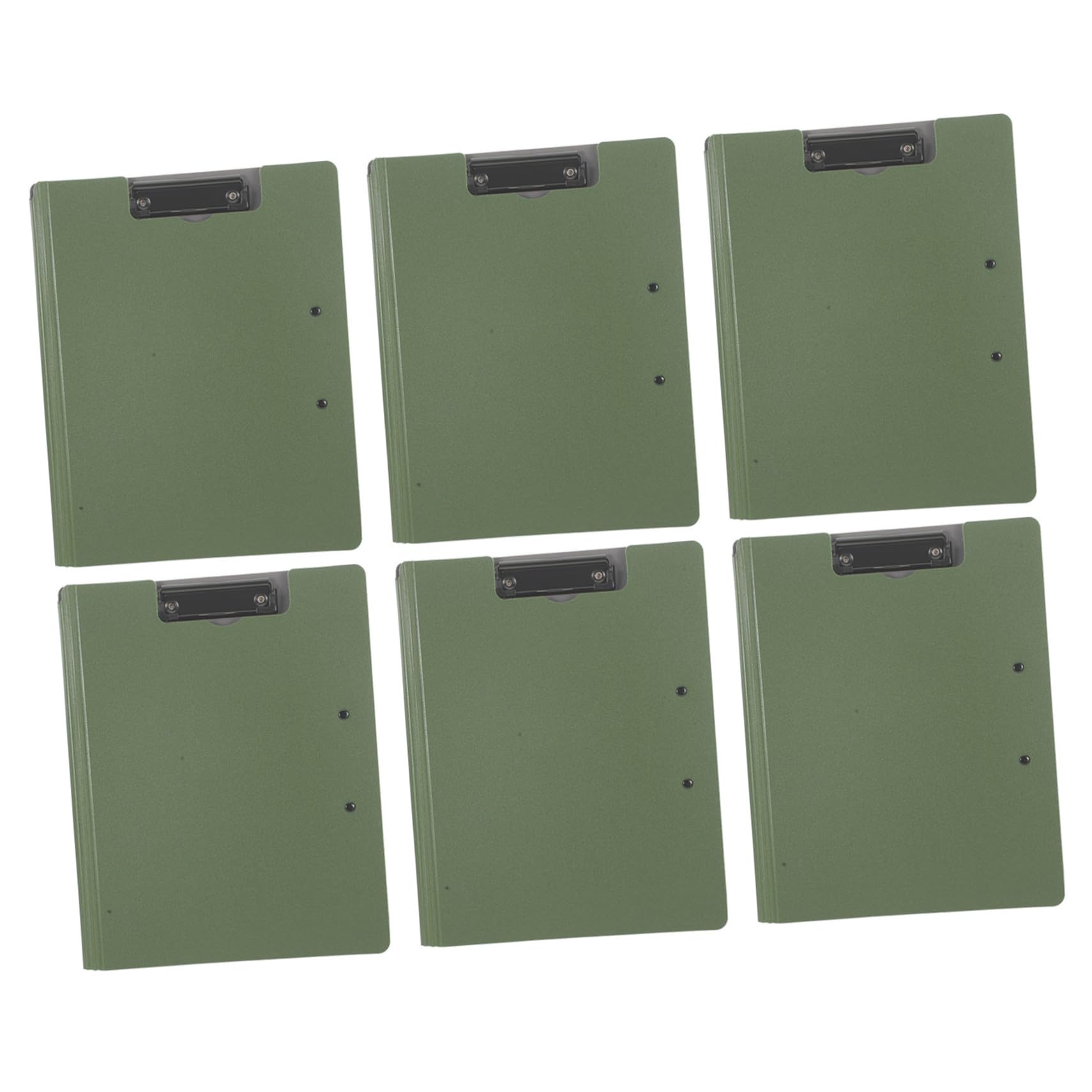 Porte-documents à Pince A4 Pliable 6 Pièces en Plastique