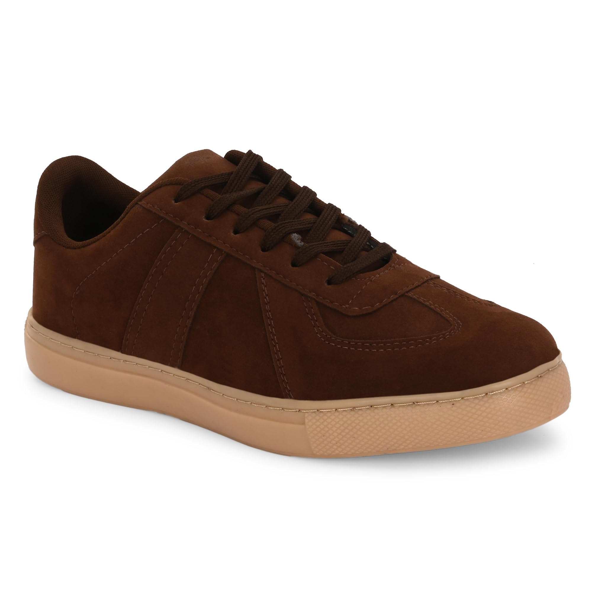 PETKRILL Mens Sneakers Casual Canvas Suede Leather Shoes Mens & Boys (Brown, UK Footwear Size System, Adult, Men, Numeric, Medium, 6) (B0DHVWJ9V3) Amazon Price History, Amazon Price Tracker