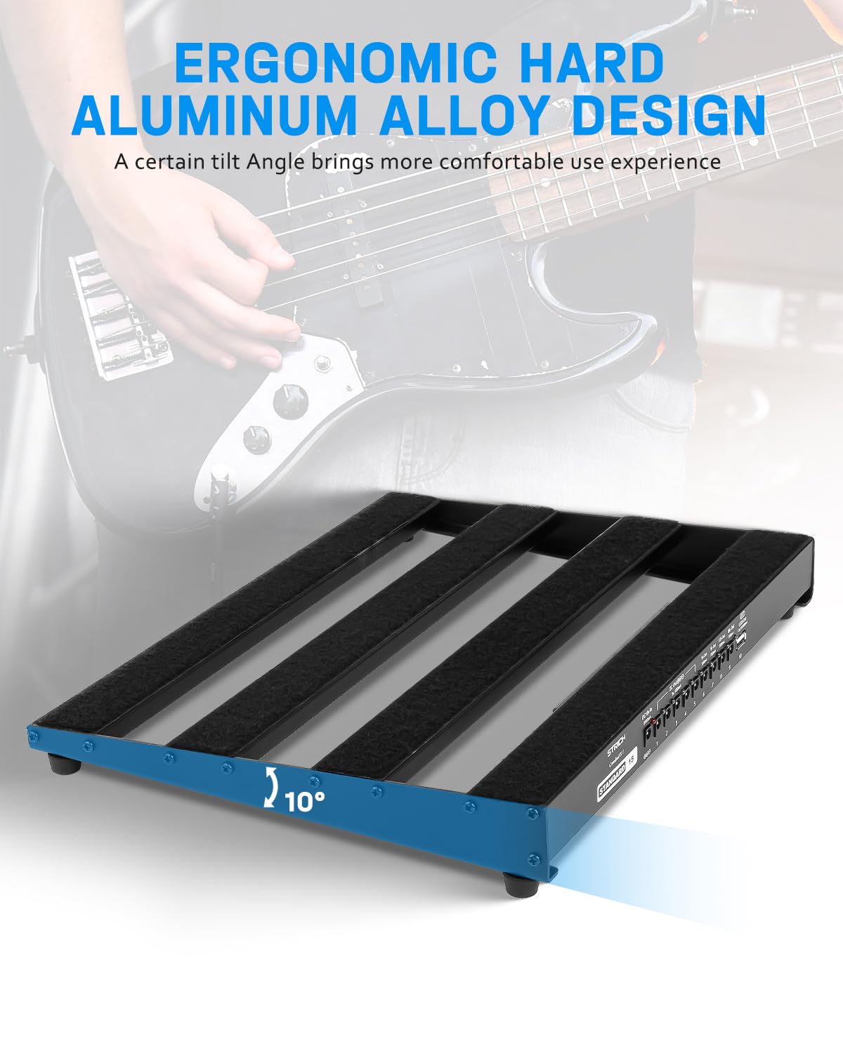 Amazon | STRICH 電源内蔵エフェクターボード 38 x 28cm 0.98kg