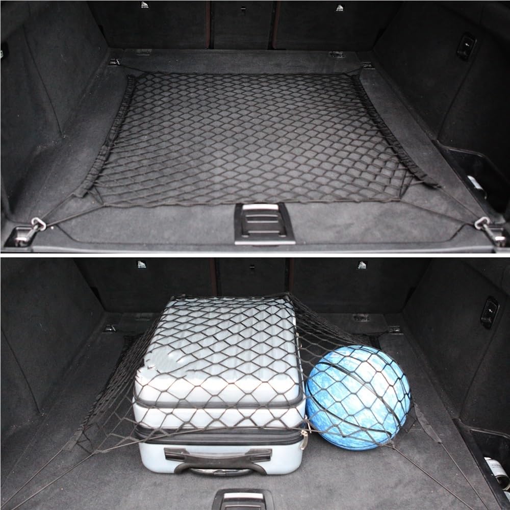 Rete Portaoggetti Auto Rete Portaoggetti per Bagagliaio Posteriore per Auto per RAV4 per XA10 XA20 XA30 XA40 XA50(Ceiling Double Net)