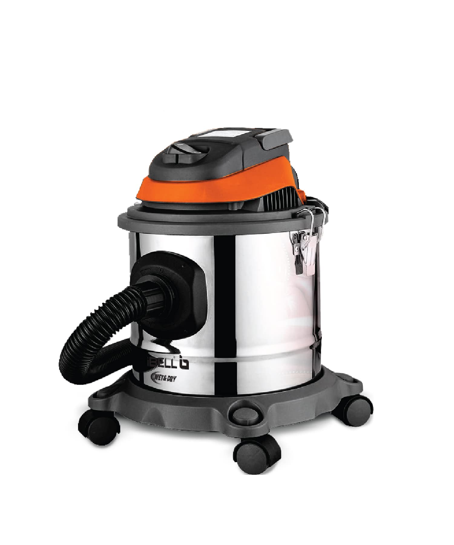 Cyclone 1100 Industrial Series 15L 17kPa Pressure Stainless Steel Tank HEPA Filter Wet/Dry Vacuum Cleaner