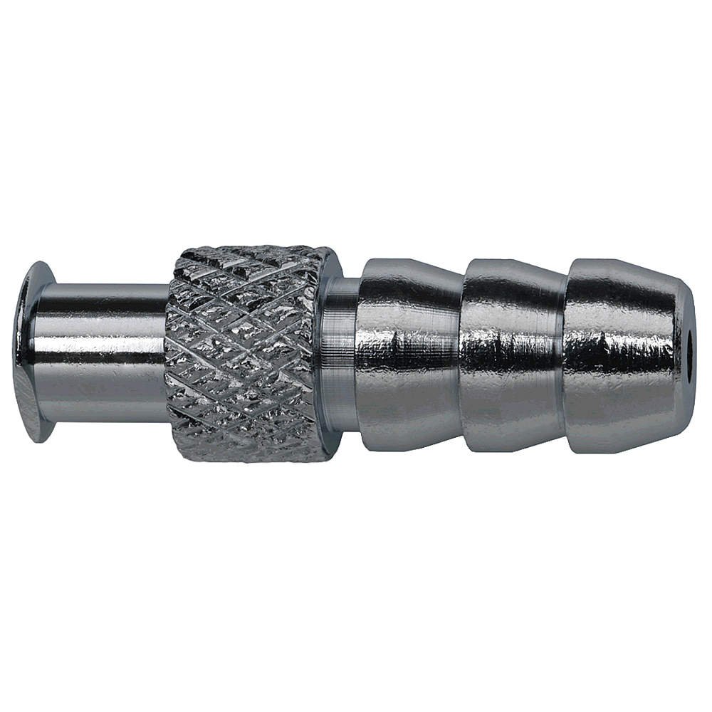 Luer Lock Barb Adapter, Plated Brass