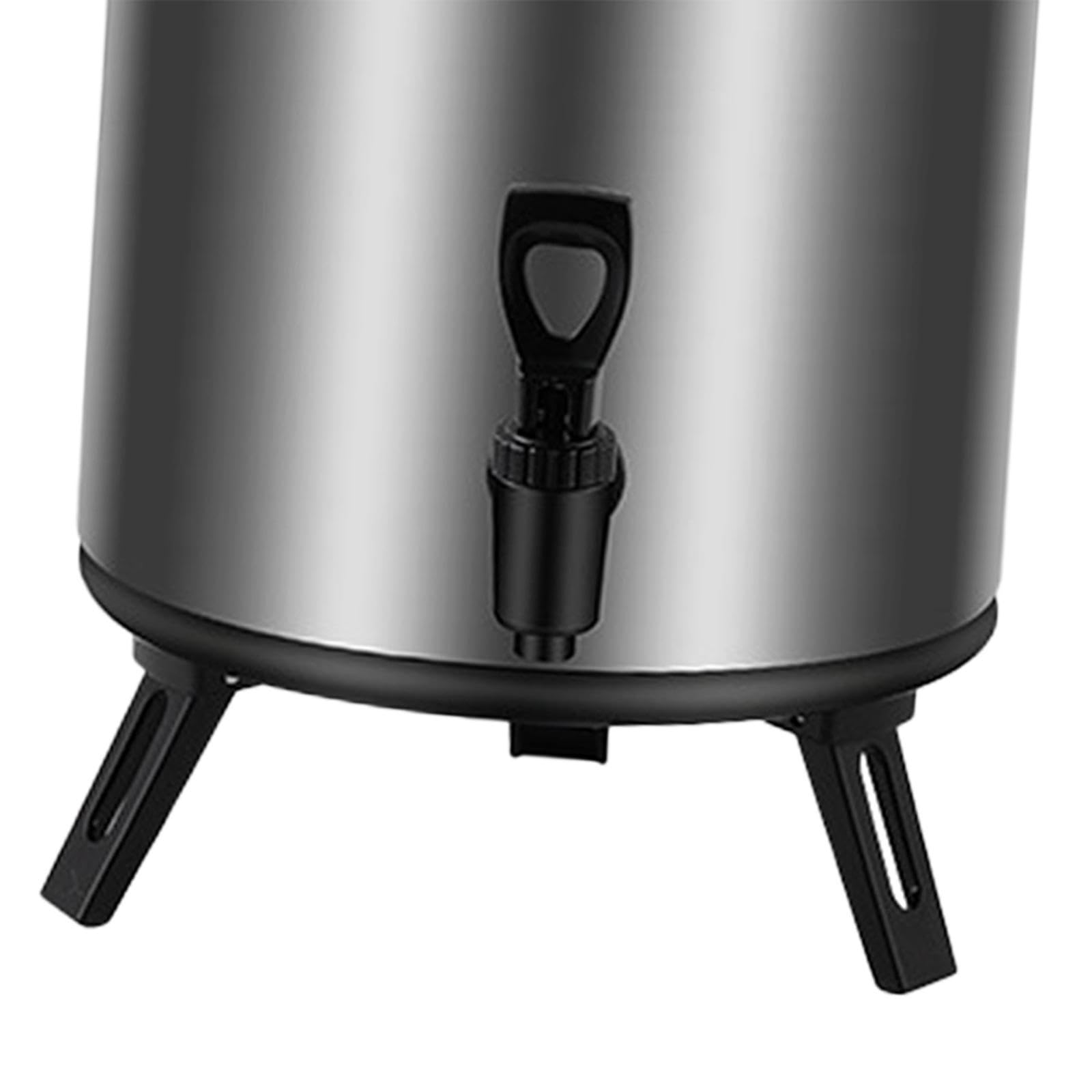 SWAYVES Dispensador de bebidas isotérmico, dispensador de té, cafetera, acero inoxidable, dispensador de leche, barril isotérmico for reuniones familiares(6L)