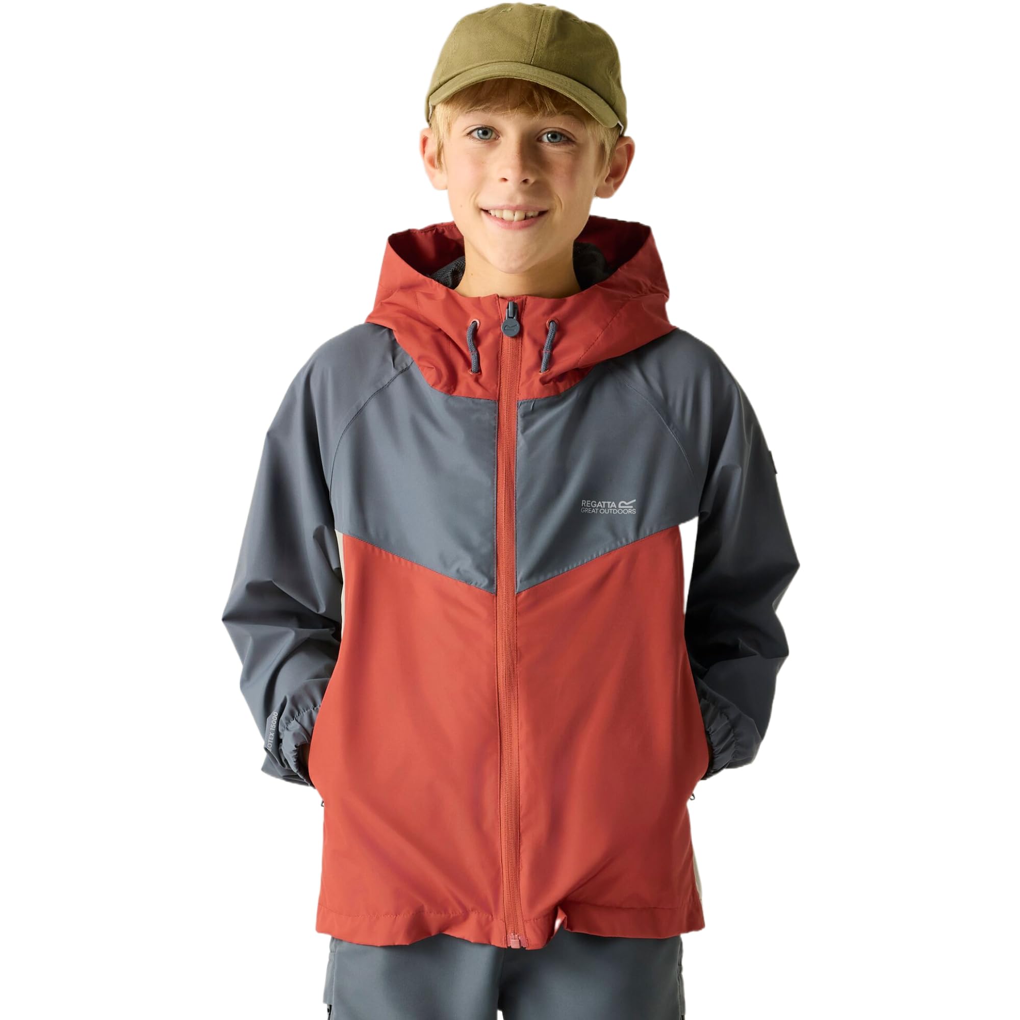 Regatta Kids Hanleigh Waterproof Isotex Jacket Brkdstmstm Size 13 Years