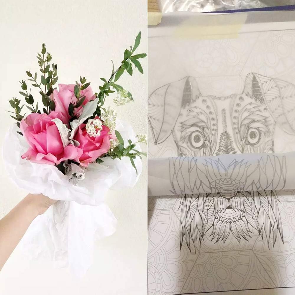 300 Sheets 8.5 x 11 Inch Tracing Paper,A4 Size Translucent Artist's Tracing Paper,Sketching Tracing Paper for Pencil,Maker,Ink
