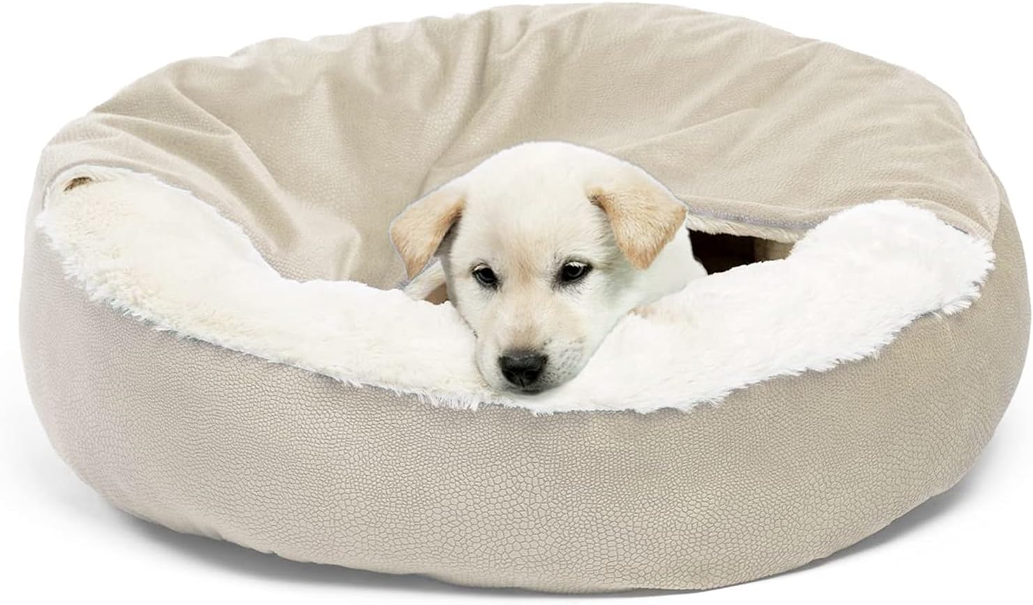 Peswety Round Dog Bed Cover Cat Bed Donut Pet Bed Medium Dog Bed Soft