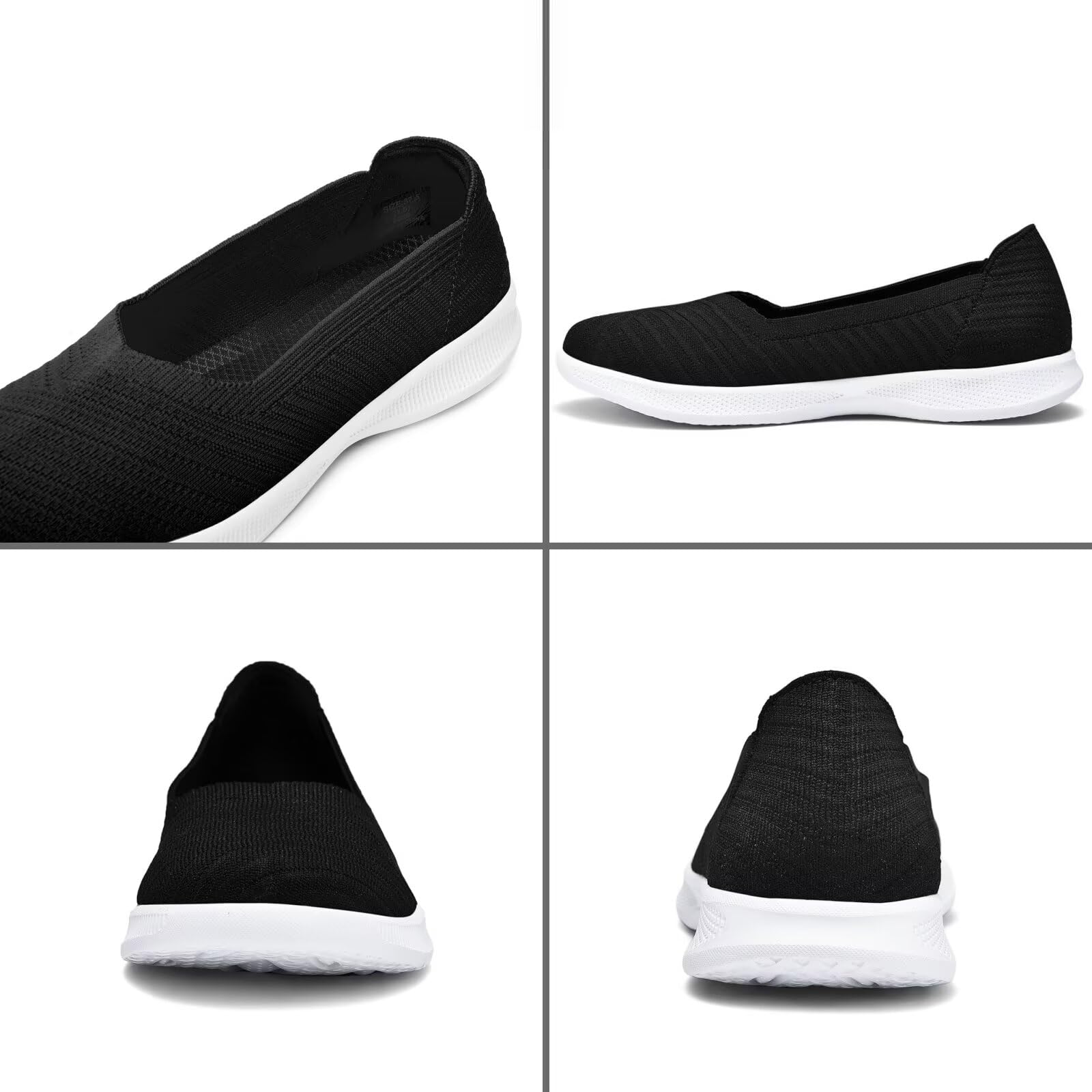 konhill Ballerines Femmes Mocassins Confortables Loafers - Décontractées Plates Habillées Slip on Chaussures