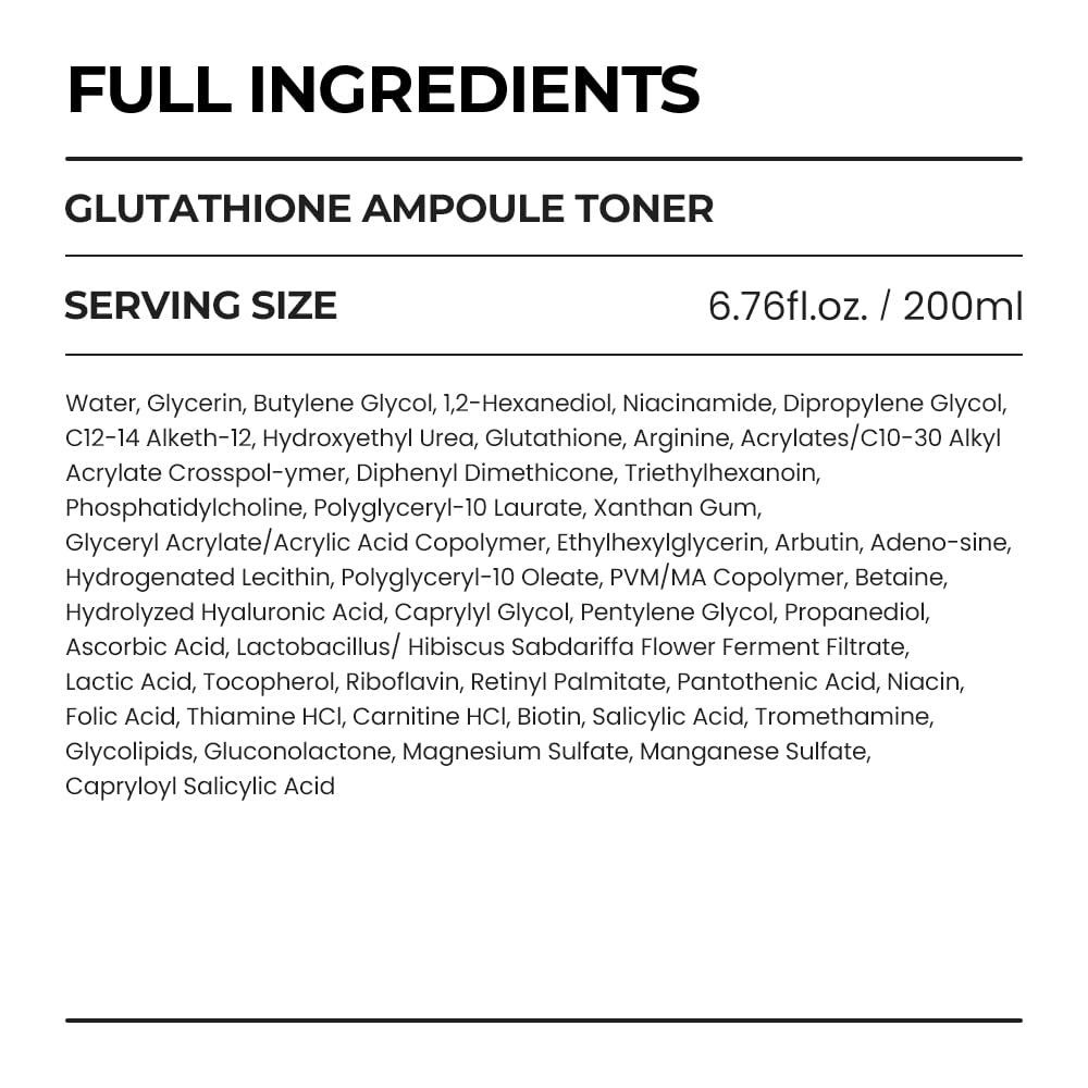 Snapklik.com : Skin&LAB Glutathione Ampoule Toner 6.76 Fl Oz