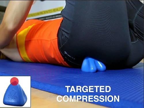 Miniatura 3 de Herramienta de auto-masaje para el dolor de cuello, espalda y cuerpo completo – Diseño fisioterapeuta, alivio específico 3 en 1, premium y portátil