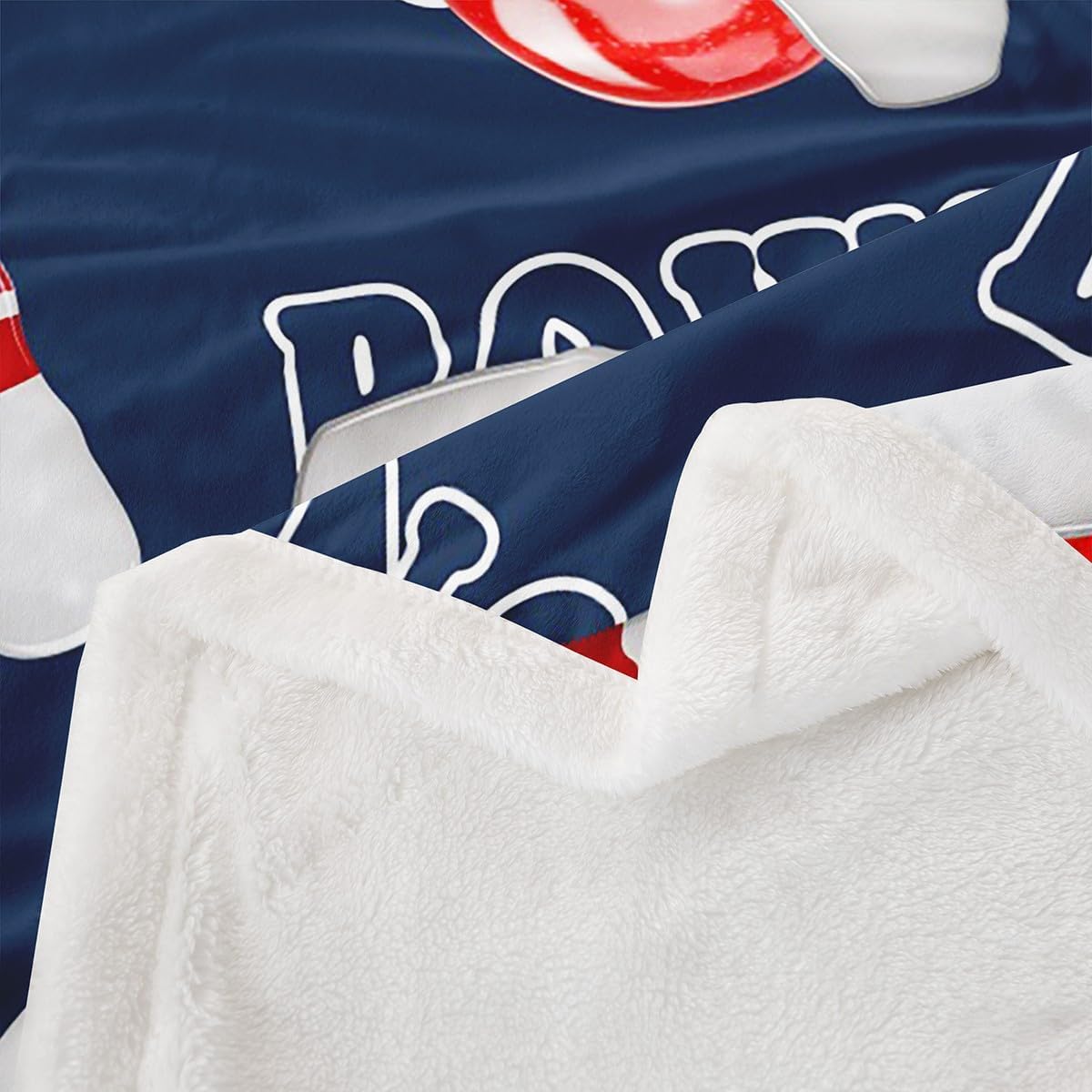 Erosebridal Bowling Party Fleece Blanket Bowling Ball Sherpa Blanket Twin for Boys Girls Sport Gaming Blanket Bowling Print Throw Blanket Sofa Kids Teens Sports Themed Room Decor Fuzzy Blanket