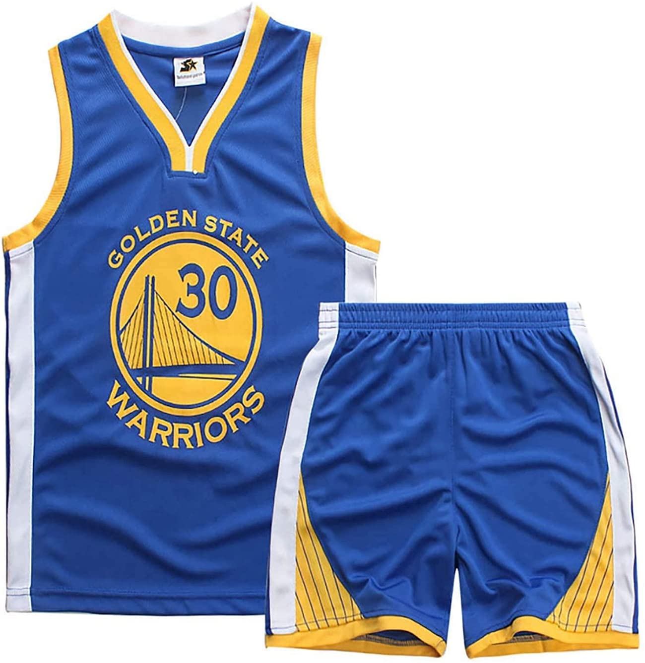 Set de Baloncesto Infantil de 2 Piezas,Juego de Baloncesto Infantil Unisex de 2 a 16 años,Camiseta de Baloncesto Infantil