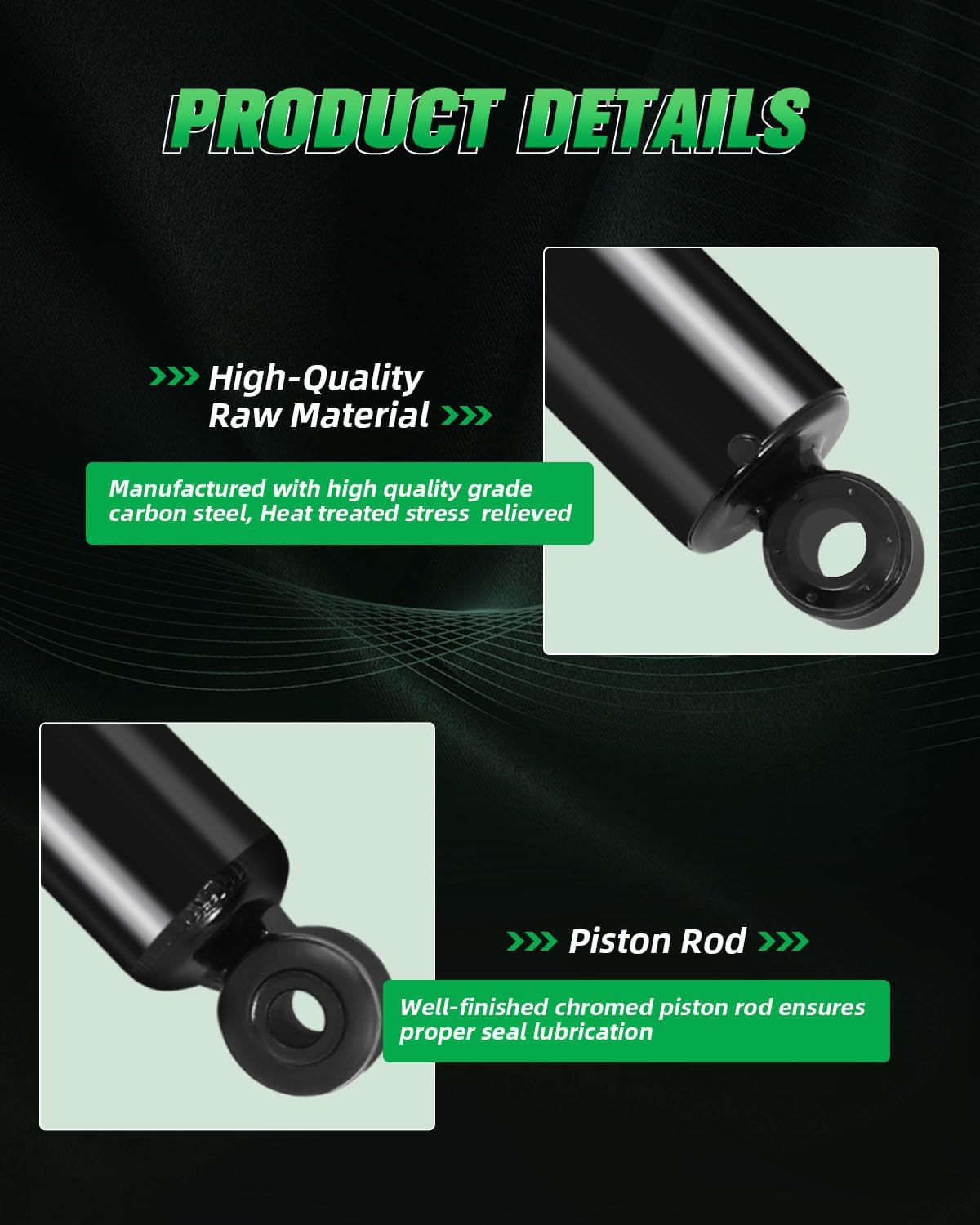 Rear Shocks,SCITOO Struts Shock Absorbers Fit For 1993-1998 for Jeep Grand for Cherokee with 344396 37082,2PCS