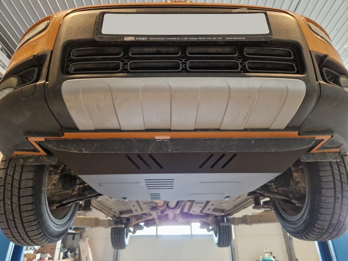 Protezione sottoscocca motore in acciaio compatibile con Fiat Panda 4 x 2 (2011-2025)