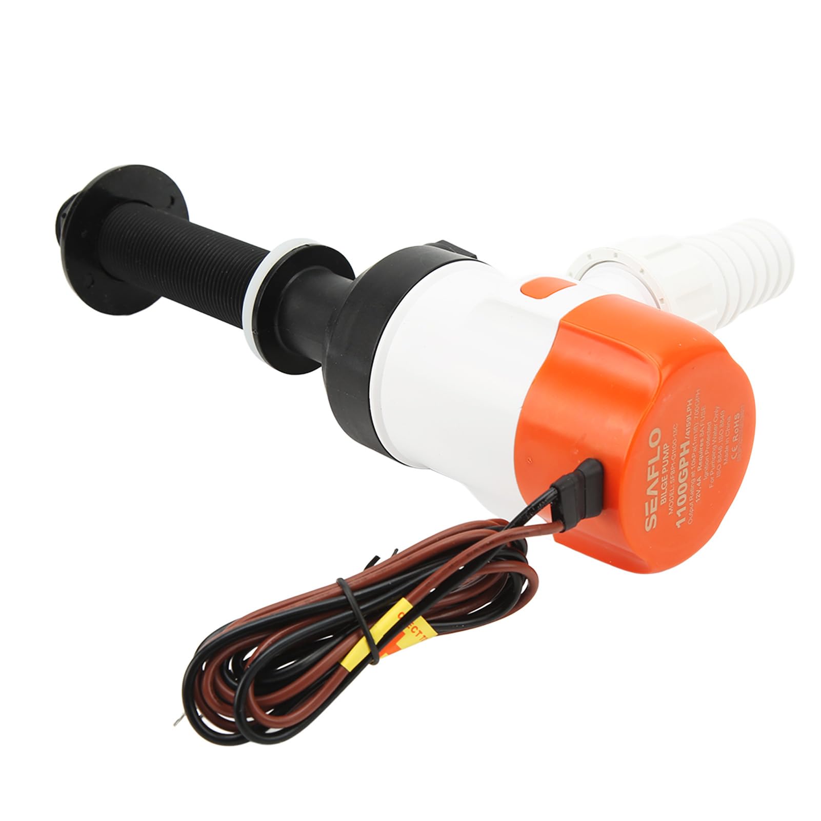 Pompe d'aération de vivier DC 12 V SFBP1 G1100 13 C 1100 GPH Aérateur submersible pour bateau de pêche en eau douce et salée