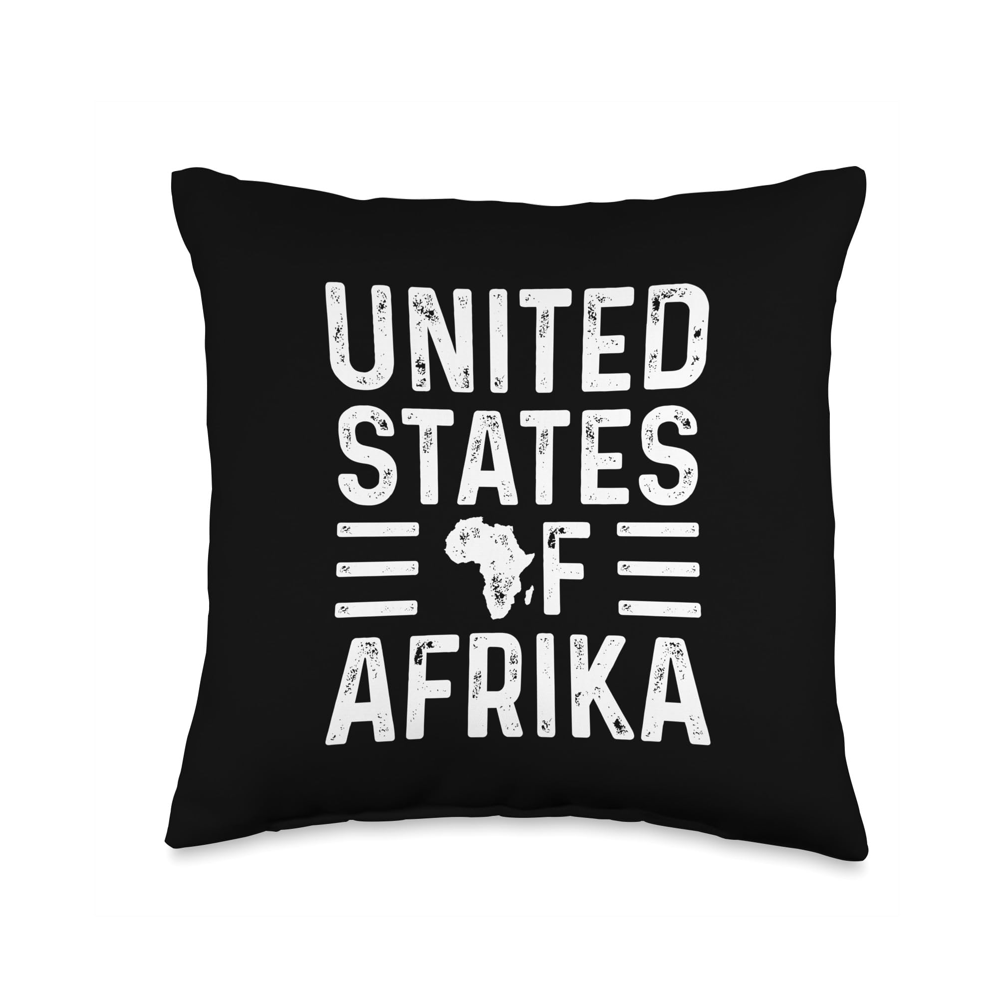 Love My Africa Proud African Afrika Black History Proud Country Africa DNA Pan-African Afrika Throw Pillow, 16x16, Multicolor