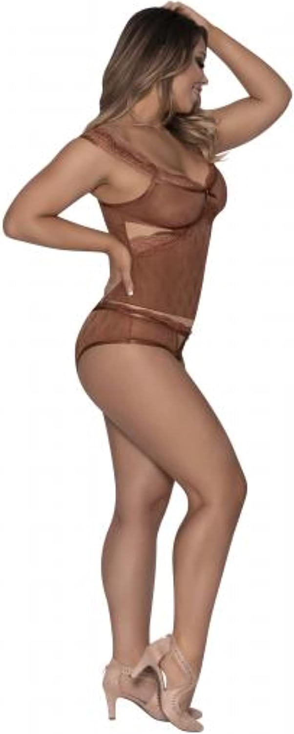 Magic Silk - Caramel Kiss Cami & Boyshort - Caramel - Large - X-Large