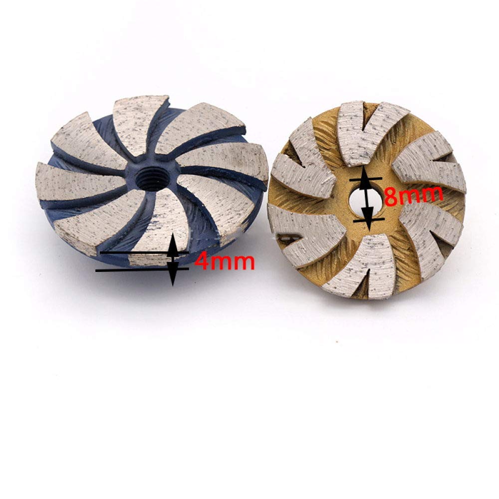 1 STÜCK 35/50 / 60MM Diamant-Trockenschleifscheibe Scheibenschalenform Betonmauerwerk Granit Marmor Steinwinkelschleifer Spezielle Werkzeuge, 56 mm