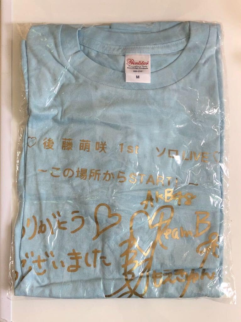 Amazon.co.jp: AKB48 後藤萌咲 ソロイベント記念Tシャツ。Mサイズ 